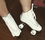 Rookie Rollerskates Artistic WHITE - Double Threat Skates