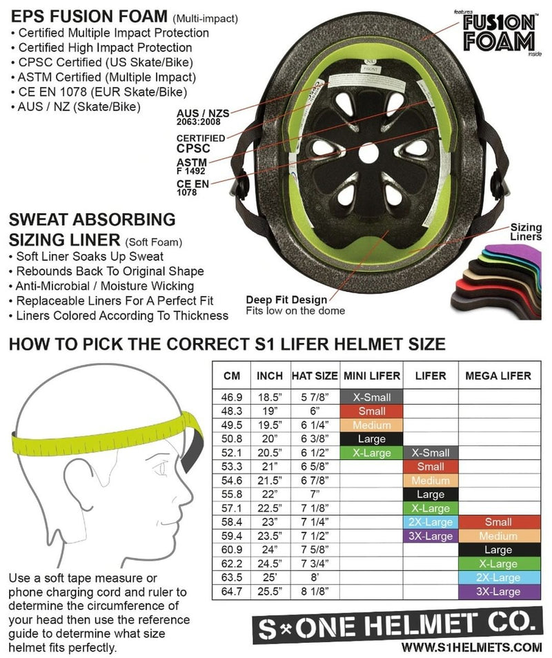 S1 Lifer Helmet with Visor - Double Threat Skates