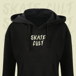 Skate Cult Cropped Hoodie - Double Threat Skates