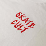 Skate Cult T-Shirt - WHITE - Double Threat Skates