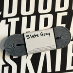 Slate Grey Derby Laces