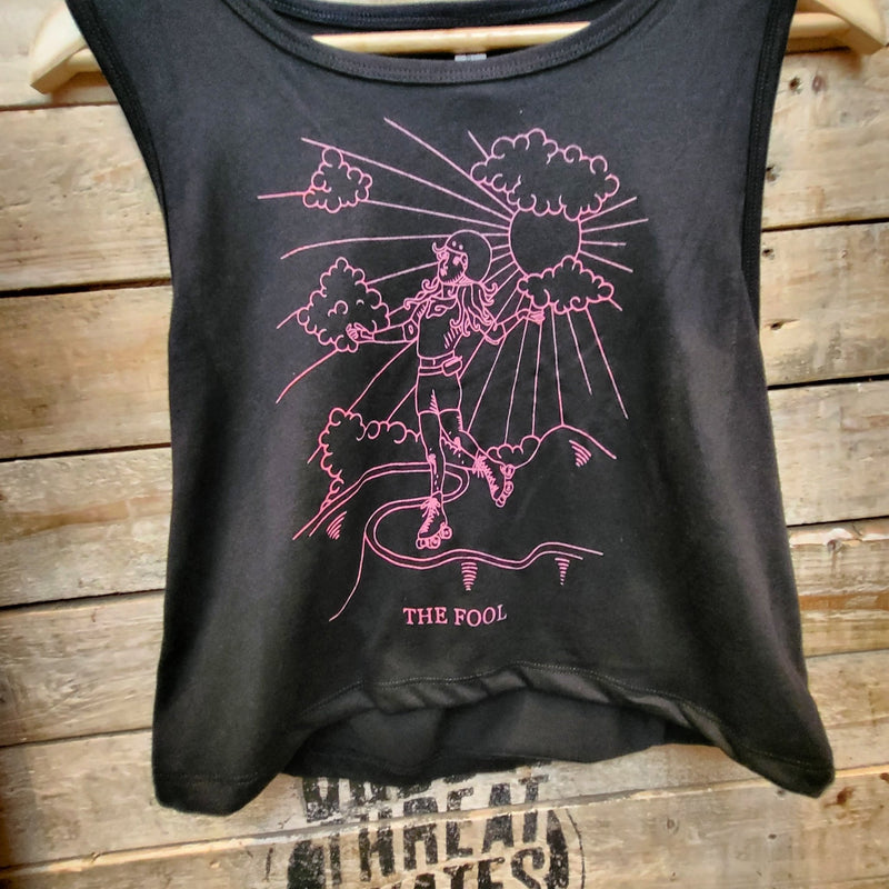 THE FOOL Cropped Tank Top - Double Threat Skates