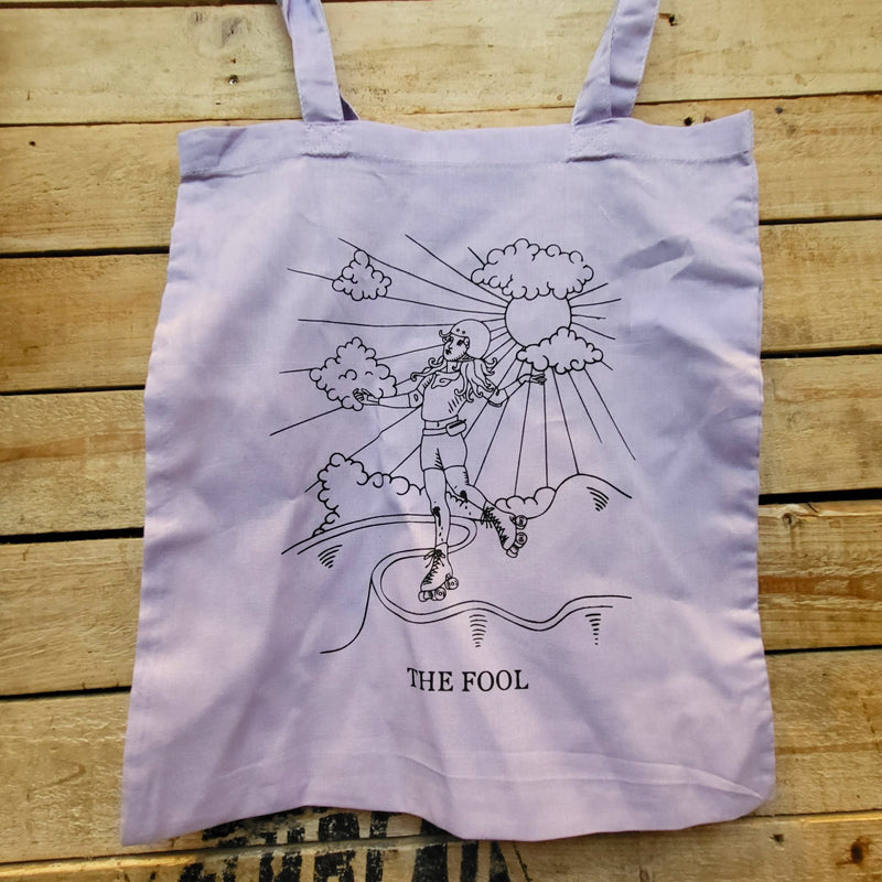 THE FOOL Pastel Tote Bags - Double Threat Skates