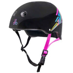 Triple Eight Certified Sweatsaver Helmet- Black Hologram - Double Threat Skates