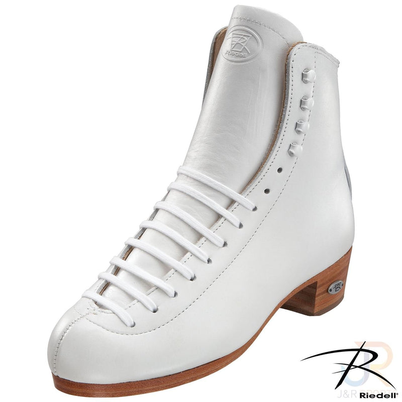 White Riedell 297 PRO High Top Boots PRE-ORDER - Double Threat Skates