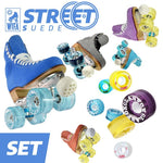 Wifa Street Suede + Elyo Aluminium Plates FULL SKATE PACKAGE - Double Threat Skates