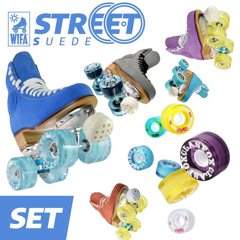 Wifa Street Suede + Hornet Nylon Plates FULL SKATE PACKAGE - Double Threat Skates